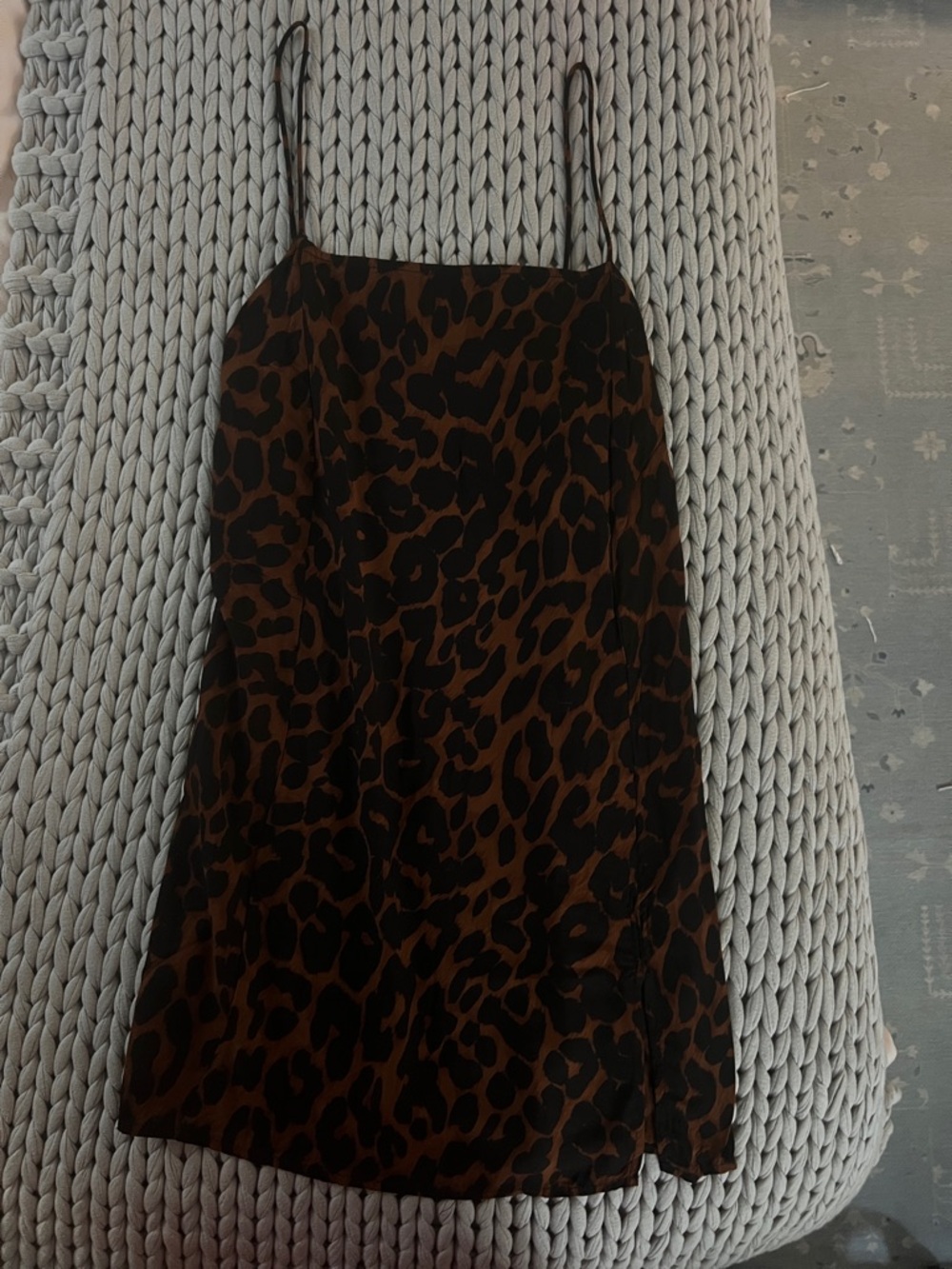 Motel Rocks Datista Dress - Brown Leopard - Picture 2 of 4